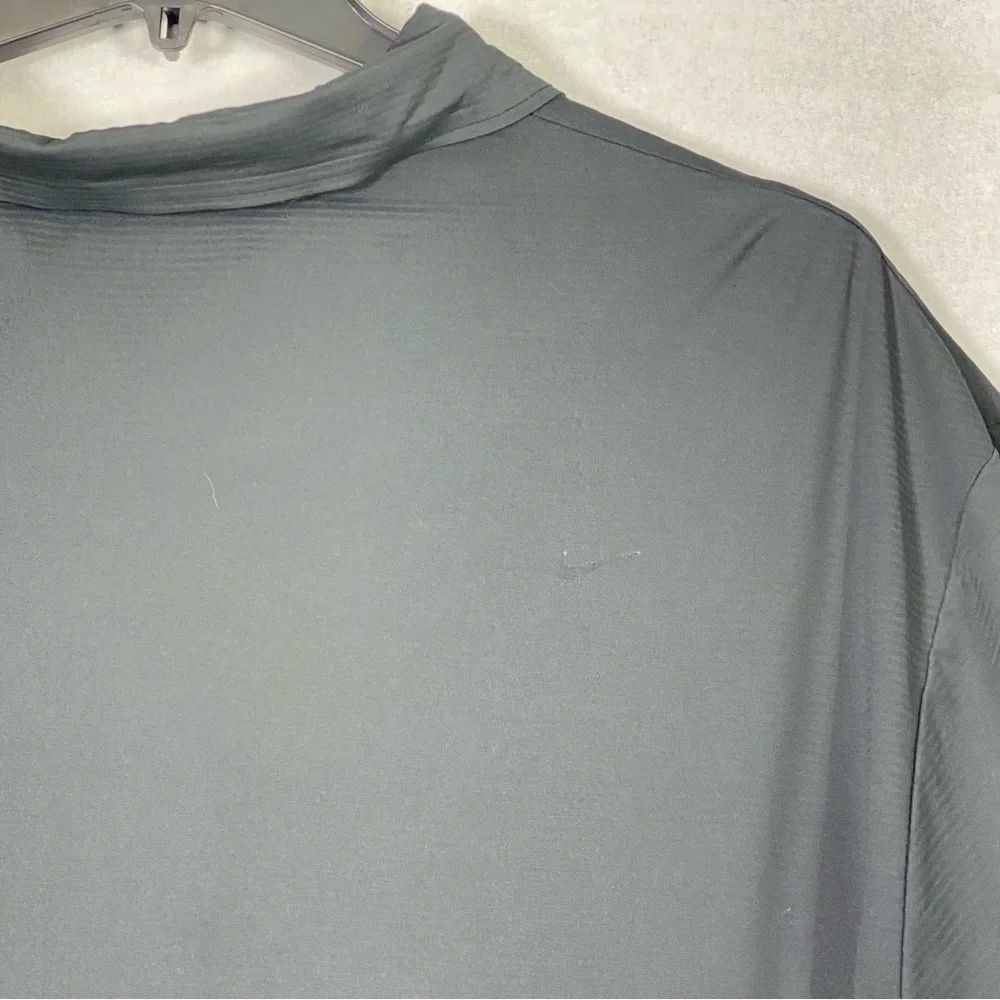 Nike Graycor Logo Golf Polo Shirt Men's Size XL Black Performance Dri-Fit Sport